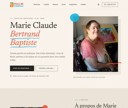 Site de Mimie BB Créations