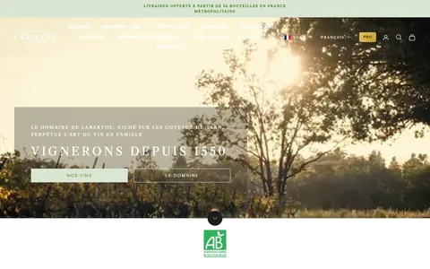 Site de Domaine de Labarthe