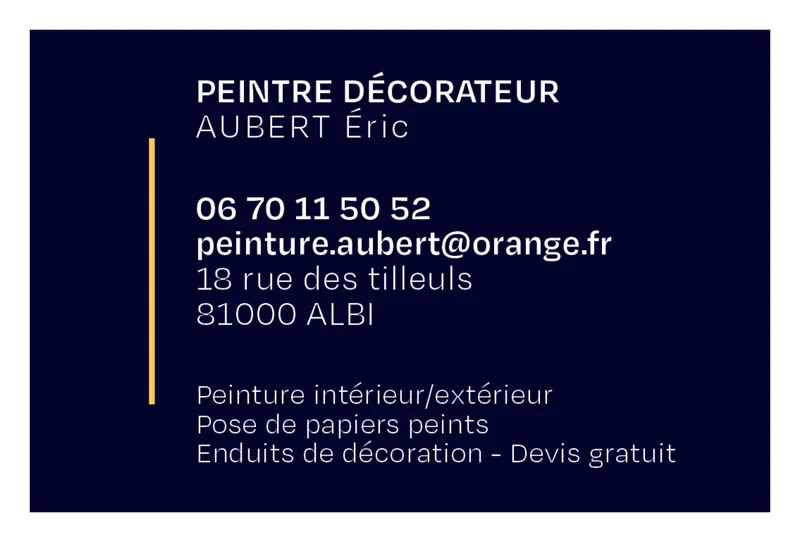 Carte de visite, verso