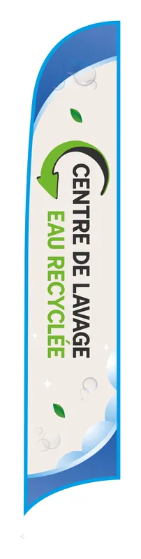 Beachflag de 4 mètres