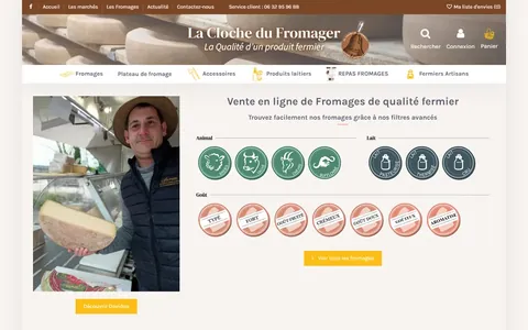 Site de La Cloche du Fromager