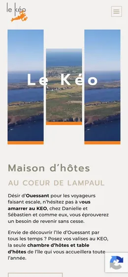 Site de Le Kéo sur téléphone