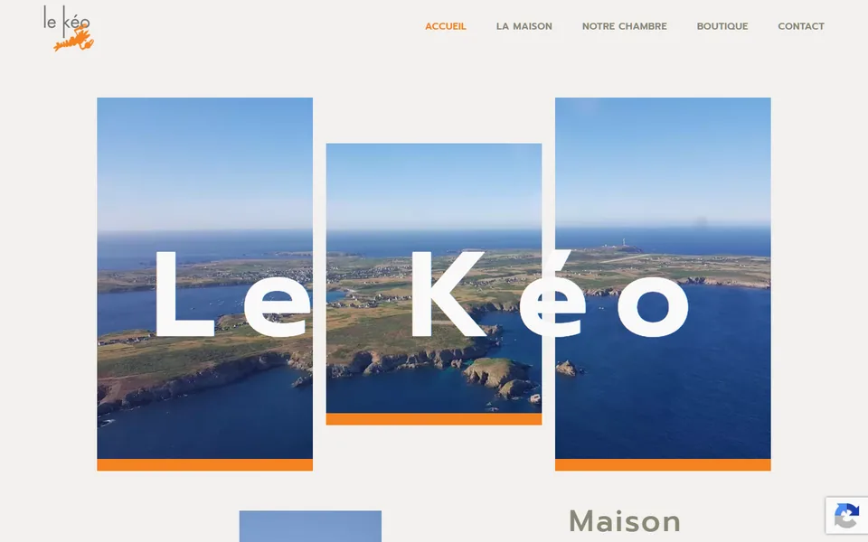 Site de Le Kéo sur ordinateur