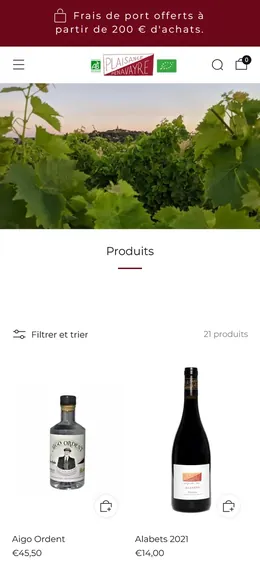 Site de Plaisance de Penavayre sur téléphone