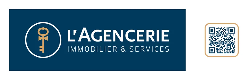 Panneau Dibond du partenaire L’Agencerie, 4 × 1 m