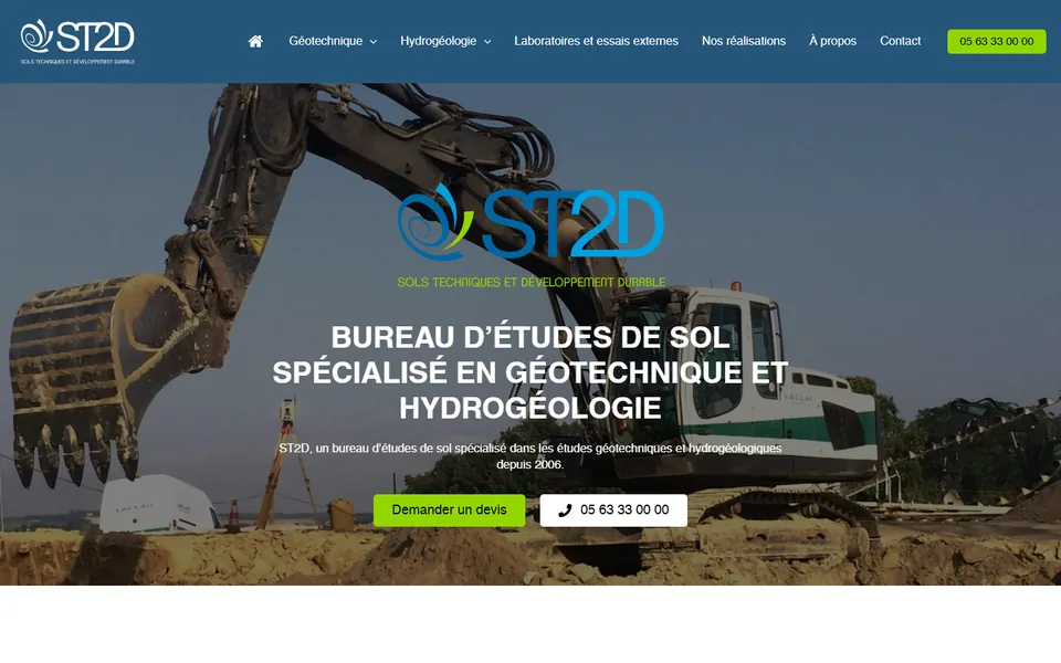 Site de ST2D sur ordinateur