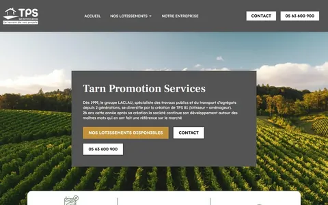 Site de Tarn Promotion Services