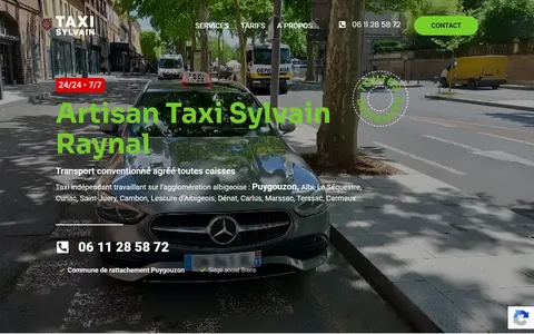 Site de Taxi Sylvain