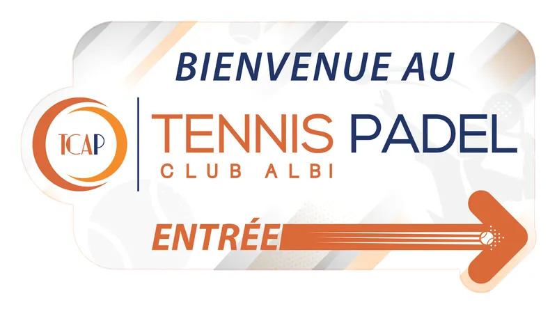 Le panneau de bienvenue à l’entrée du club