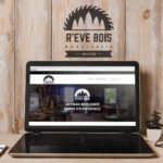 Création logo, site web et carte de visite - R'Eve Bois