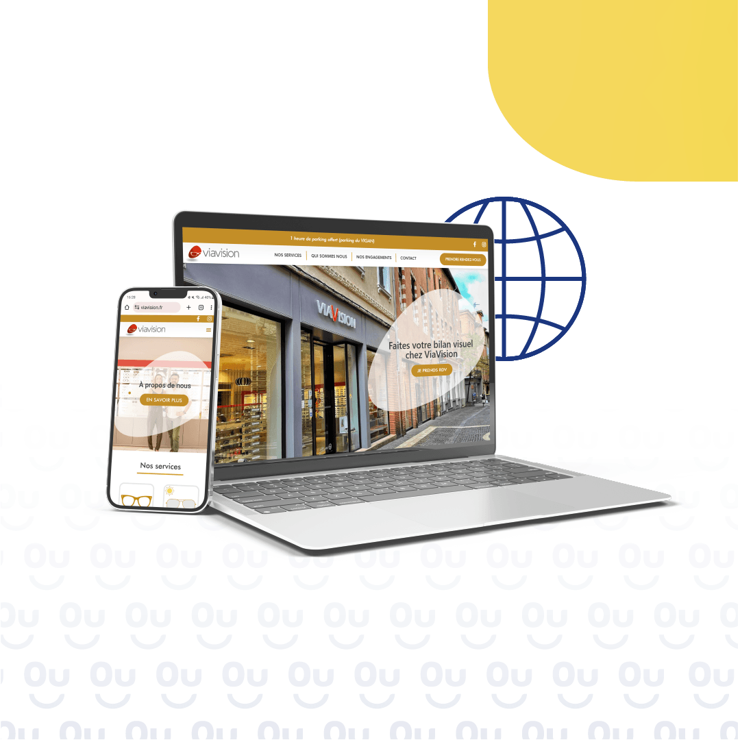 Viavision Viavision - Site vitrine | Agence de communication à Albi - BiOui